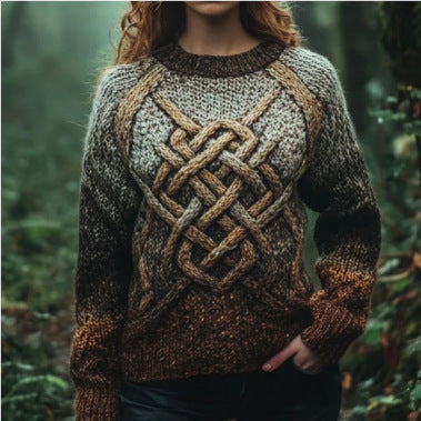 Women's Sweater With Soft Round Neck Feel