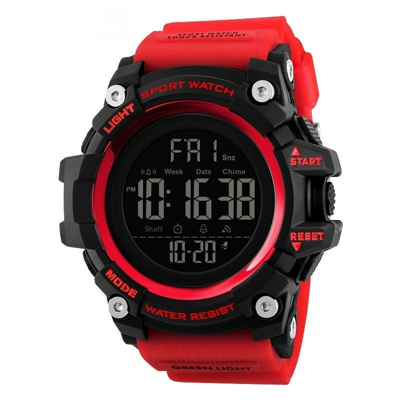 Mens Outdoor Sports Electronic Watch With Multi-Function