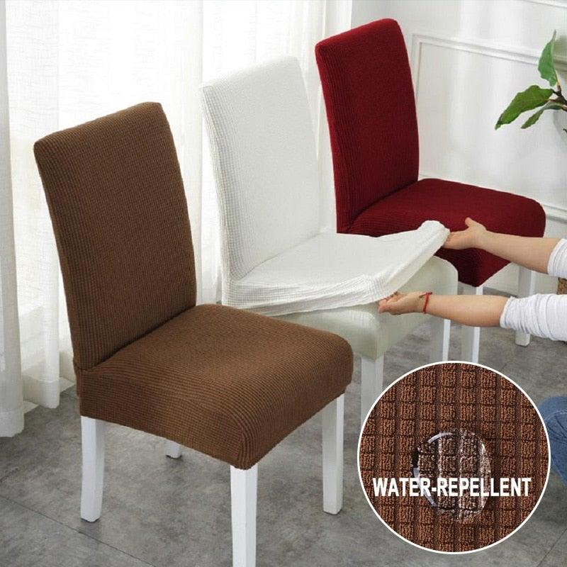 Cheap Waterproof Chair Cover Elastic Spandex Chair Covers for Dining Room Kitchen Stretch Chair Slipcover High Back Chair Covers For Dining Room Dining Kitchen Stretch Decorative Waterproof Spandex Chair Protectors Cover