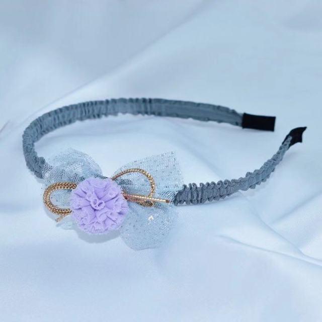 Children's Headdress Hair Hoop Hand-Woven Flower Headband Korean Exquisite Little Princess Head Flower Pupil Hair Gorgeous Hair Accessories For Women