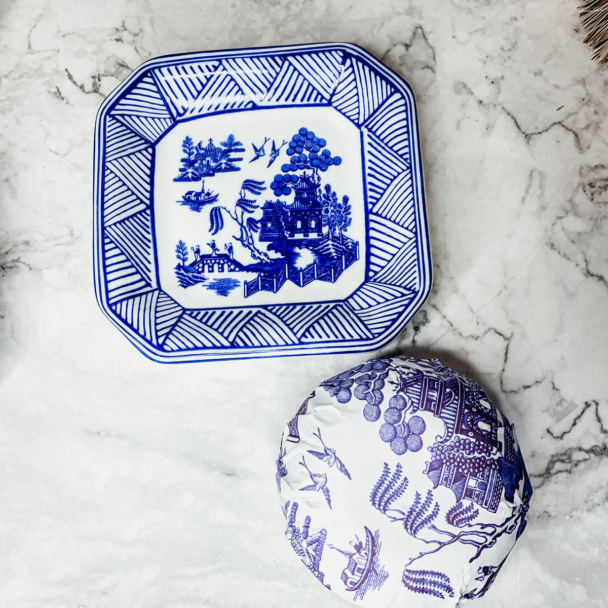Seifenschale und Schmuckschale im Chinoiserie-Stil – Dekoratives Seifenablage-Geschenk aus Keramik