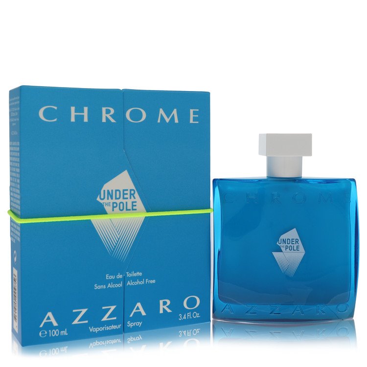 Chrome Under The Pole by Azzaro Eau de Toilette Spray (Alkoholfrei) 100 ml für Herren