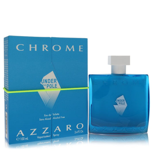 Chrome Under The Pole par Azzaro Eau de Toilette Vaporisateur (Sans Alcool) 100 ml pour Homme