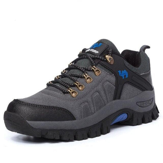 Klassische Herren-Wanderschuhe Schnür-Sport-Outdoor-Jogging-Wander-Kletterschuhe Halbhohe Stiefel Stoßdämpfend Rutschfest Wasserabweisend Arbeits-Outdoorschuhe