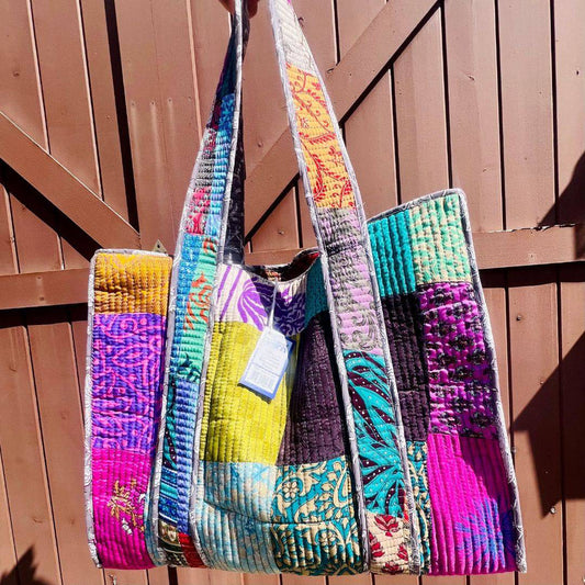 Gesteppte Baumwolltasche