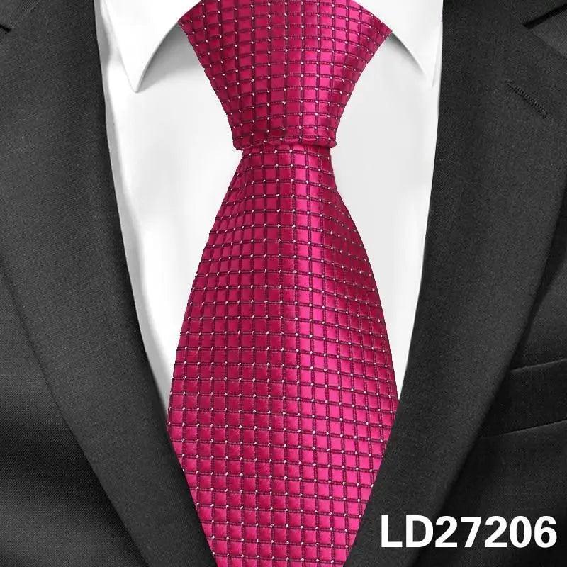 Colorful Men Necktie Business Wedding Fashion Various Colors Easy Match Ties For Men Men's Necktie Classic Tie Business Suit Accessory Elegant Tie