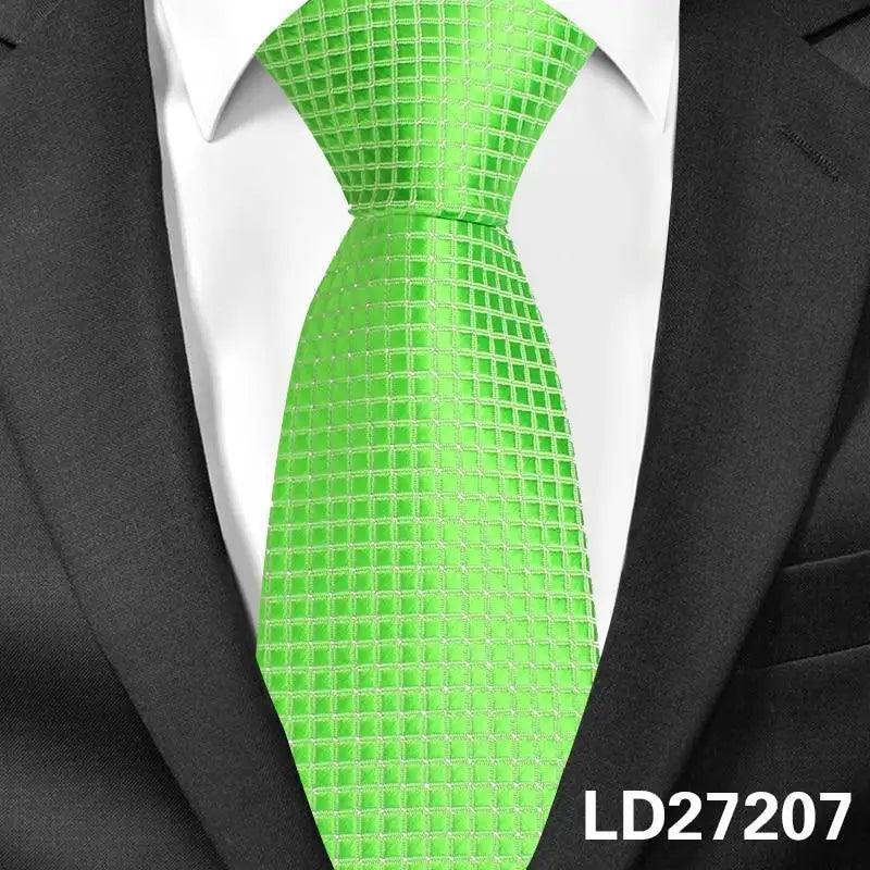 Colorful Men Necktie Business Wedding Fashion Various Colors Easy Match Ties For Men Men's Necktie Classic Tie Business Suit Accessory Elegant Tie