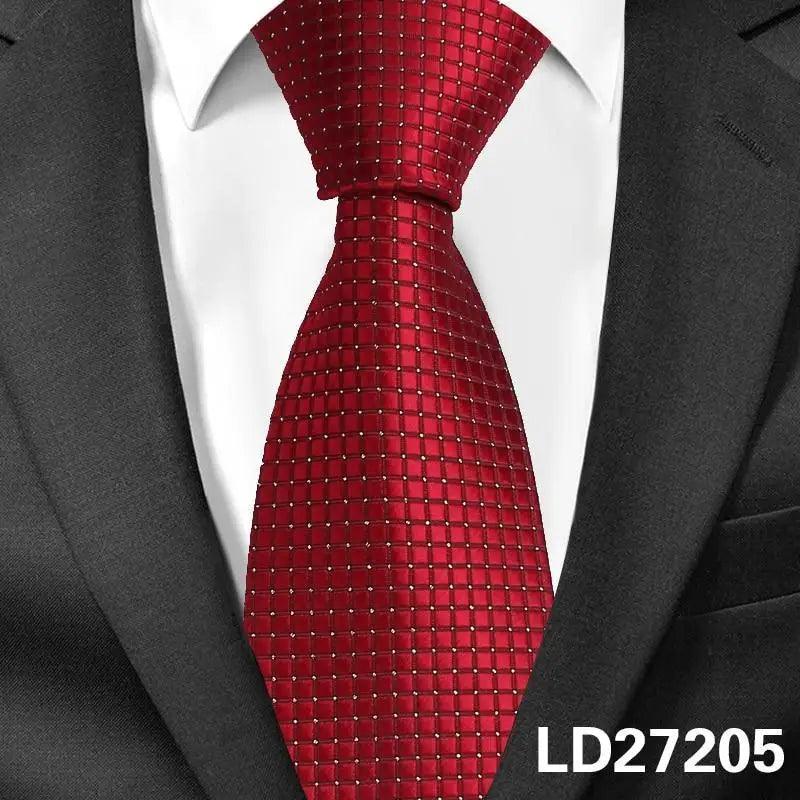 Colorful Men Necktie Business Wedding Fashion Various Colors Easy Match Ties For Men Men's Necktie Classic Tie Business Suit Accessory Elegant Tie