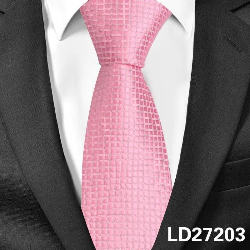 Colorful Men Necktie Business Wedding Fashion Various Colors Easy Match Ties For Men Men's Necktie Classic Tie Business Suit Accessory Elegant Tie