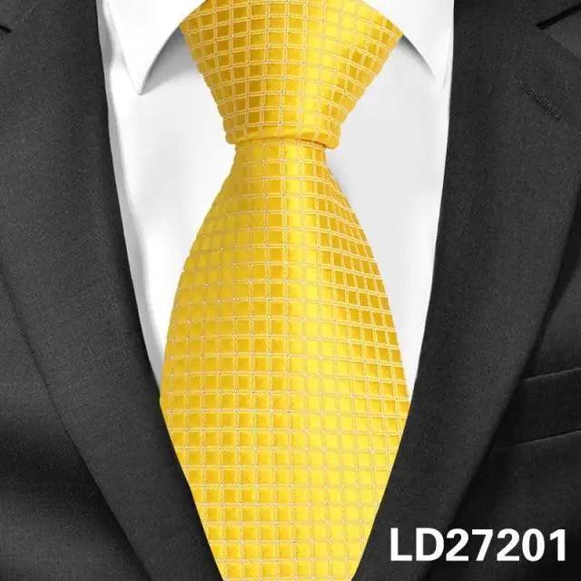 Colorful Men Necktie Business Wedding Fashion Various Colors Easy Match Ties For Men Men's Necktie Classic Tie Business Suit Accessory Elegant Tie