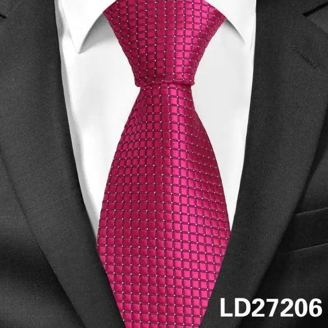 Colorful Men Necktie Business Wedding Fashion Various Colors Easy Match Ties For Men Men's Necktie Classic Tie Business Suit Accessory Elegant Tie