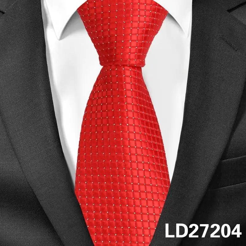 Colorful Men Necktie Business Wedding Fashion Various Colors Easy Match Ties For Men Men's Necktie Classic Tie Business Suit Accessory Elegant Tie