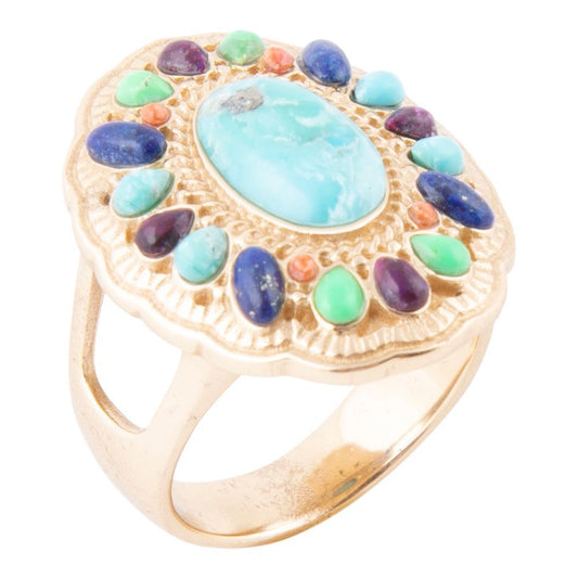 Concho Bunter Gold Statement Ring