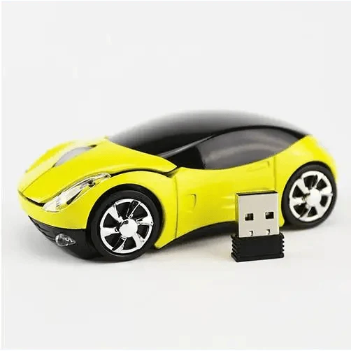 Cool Sport Car Wireless Mouse 3D  Shape Ergonomic Optical Mice Stylish USB Receiver Mouse For Laptop And Computer