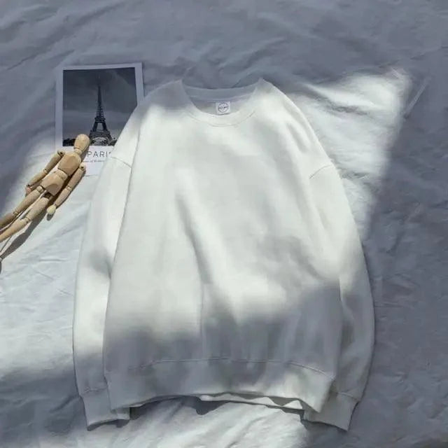 Cool Sweatshirts Men Streetwear Solid Pullover Sweatshirt For Men Sweatshirts for Women Casual Long Sleeve Round Neck Sweatshirts