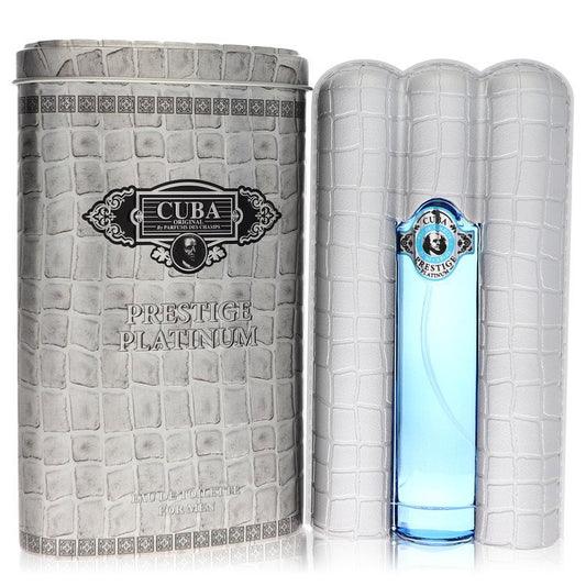 Cuba Prestige Platinum by Fragluxe Eau De Toilette Spray 3 oz für Herren