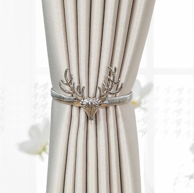 Curtain Tieback High Quality Elastic Holder Hook Buckle Clip Pretty And Fashion Polyester Decorative Home Accessories Modern Simple Style Curtain Tie Backs