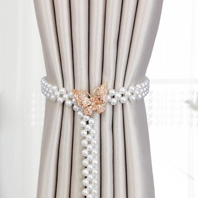 Curtain Tieback High Quality Elastic Holder Hook Buckle Clip Pretty And Fashion Polyester Decorative Home Accessories Modern Simple Style Curtain Tie Backs