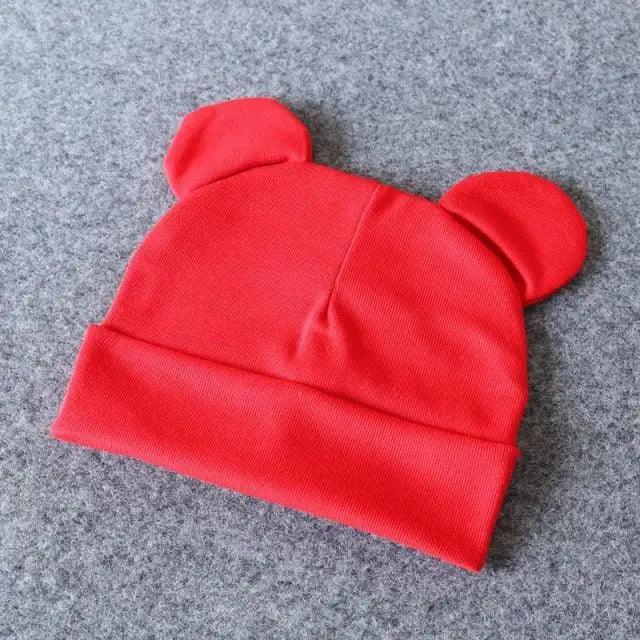 Cute Baby 0-12M Hat With Ears Casual Style Kids Autumn Winter Hat Classic  Boys And Girls Beanie