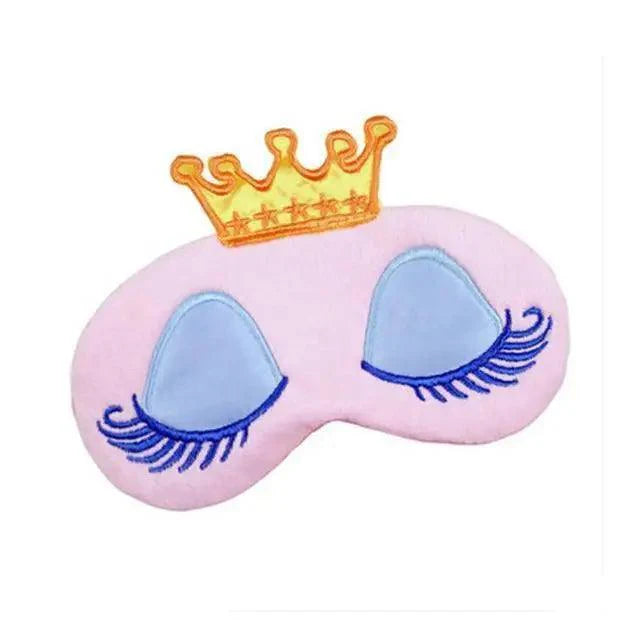 Cute Princess Eye Sleeping Mask Lightweight Eye Patch Comfortable Soft Blindfold Perfect For Blocking Light