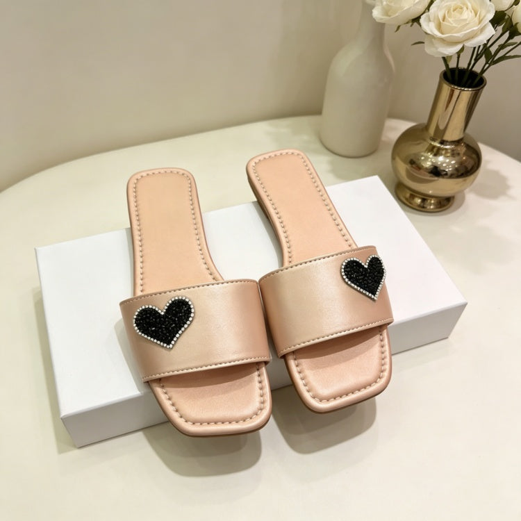 New Arrival One Strap Slippers For Women, Casual Soft Sole Flat Beach Sandals