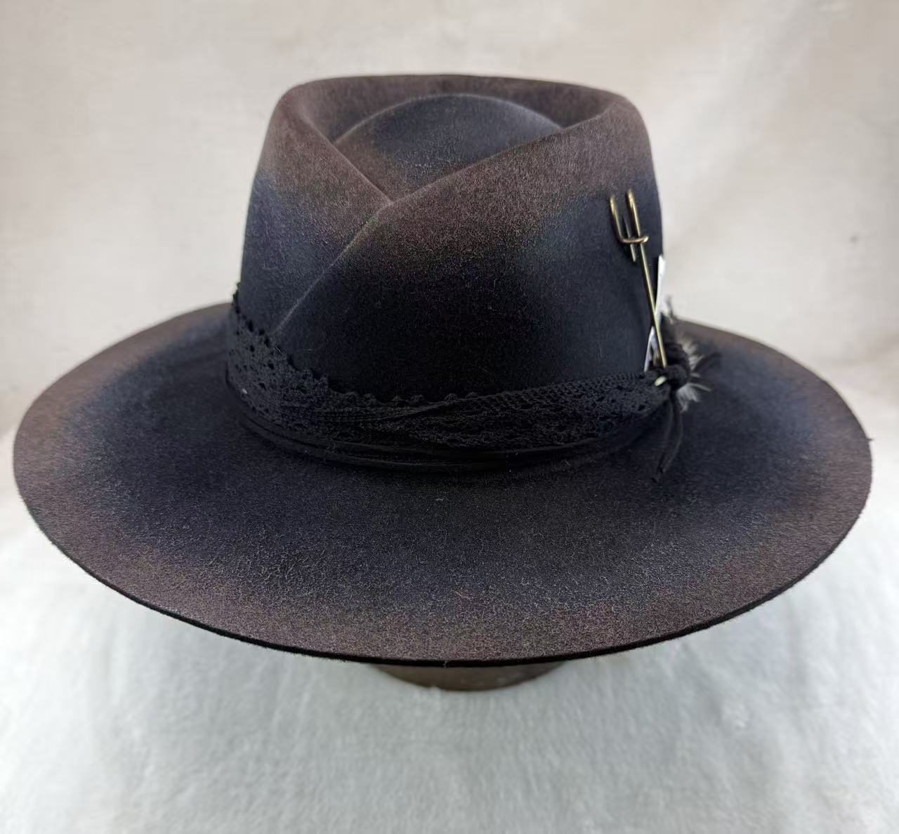 New Autumn Winter Stylish Woolen Vintage Mens Top Hat