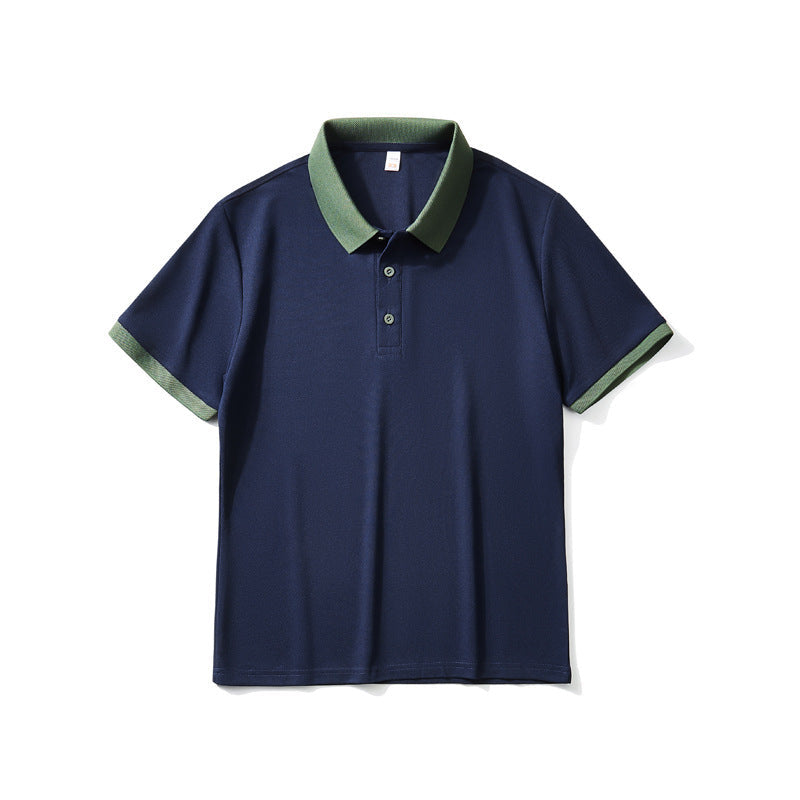 Ice-silk Cooling Casual Mens Polo Shirt