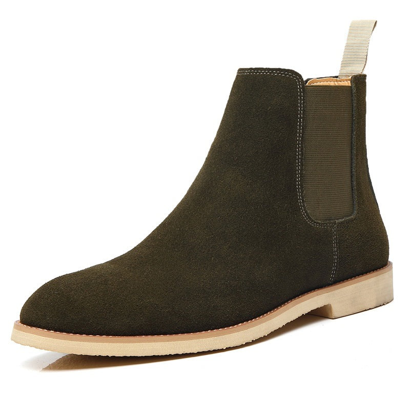 Men's Chelsea Boots AutumnWinter Suede High-Top
