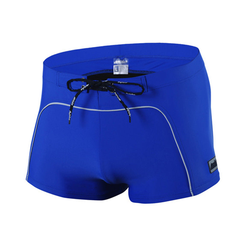 Mens Nylon Boxer Swim Trunks