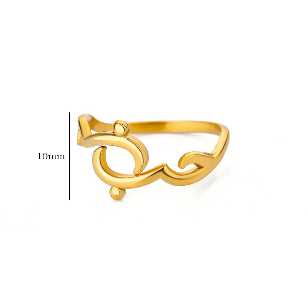 Creative Alien Big Wave Open Ring For Women