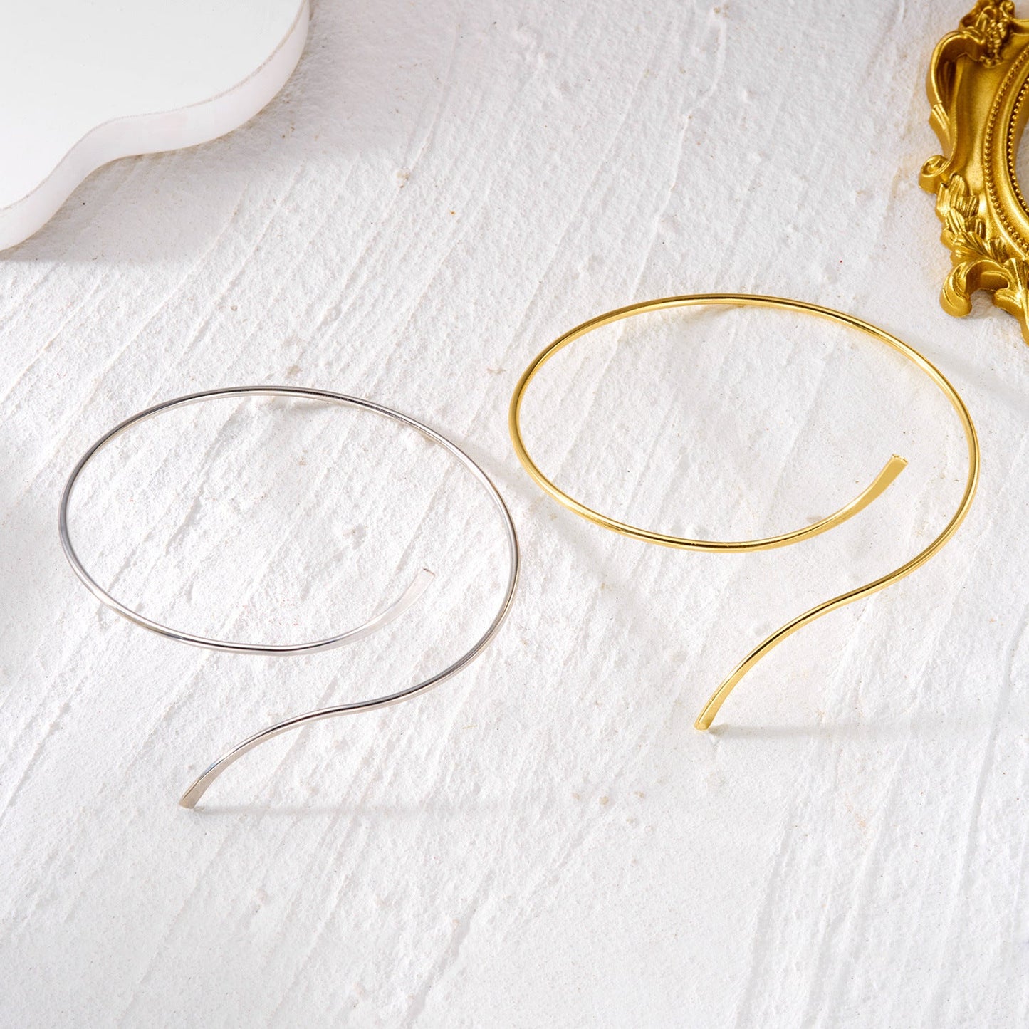 Womens Gold Layered High-End All-Match Anklet