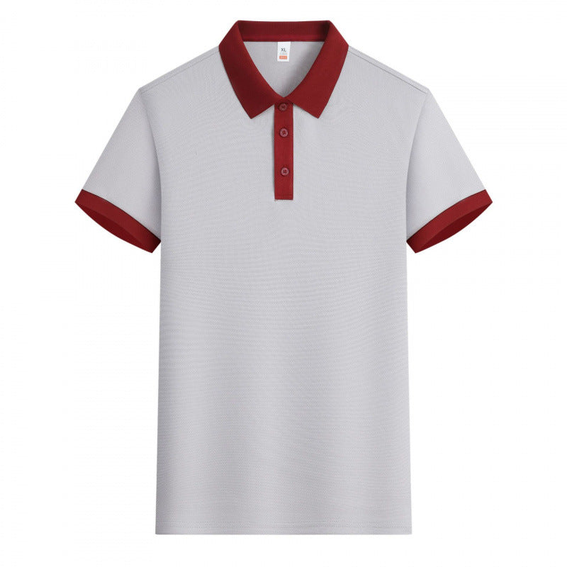 Business Summer Ice Silk Short-Sleeve T-Shirt