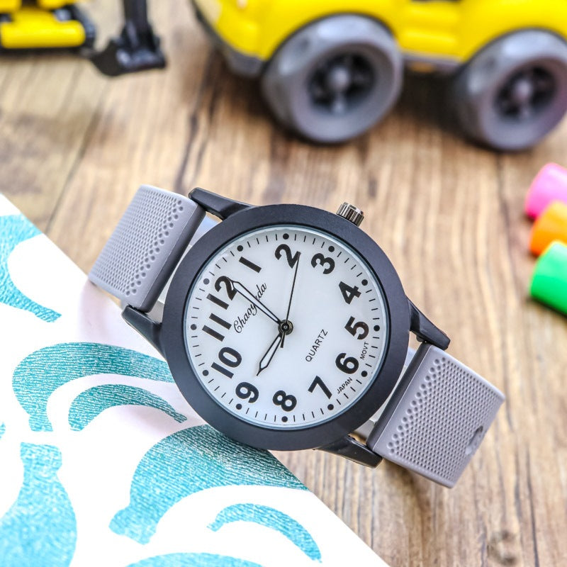 Soft-decorated Waterproof Watch For Children