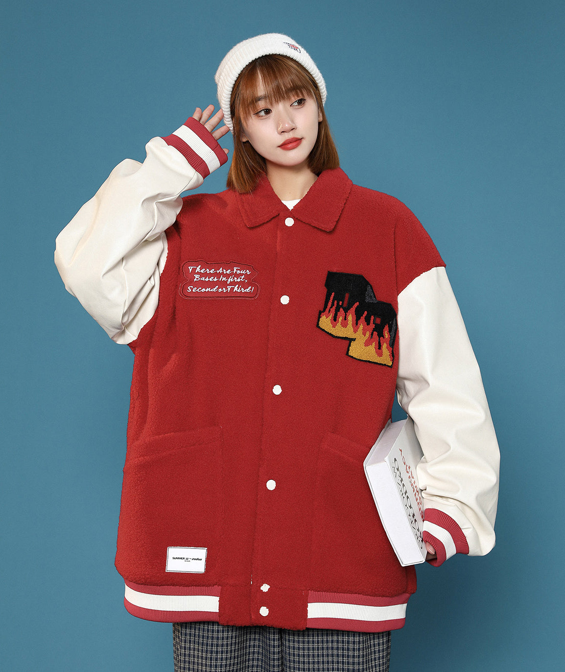 Blouson teddy femme