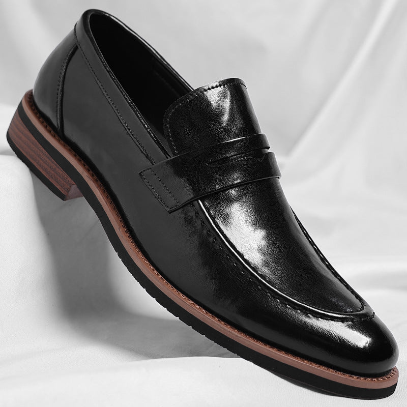 Oxford Leather Men's Pointed-toe Dress Cross-border Business Shoes