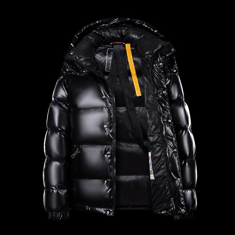 Men's White Duck Down Warm Jacket