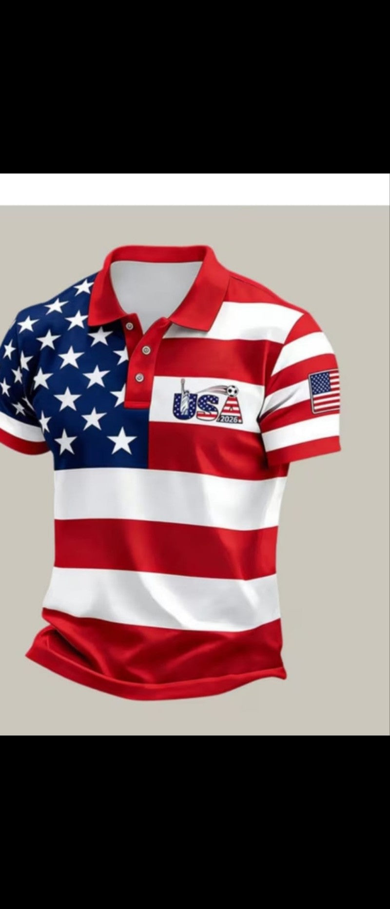 Men's Short Sleeve Digital Printing