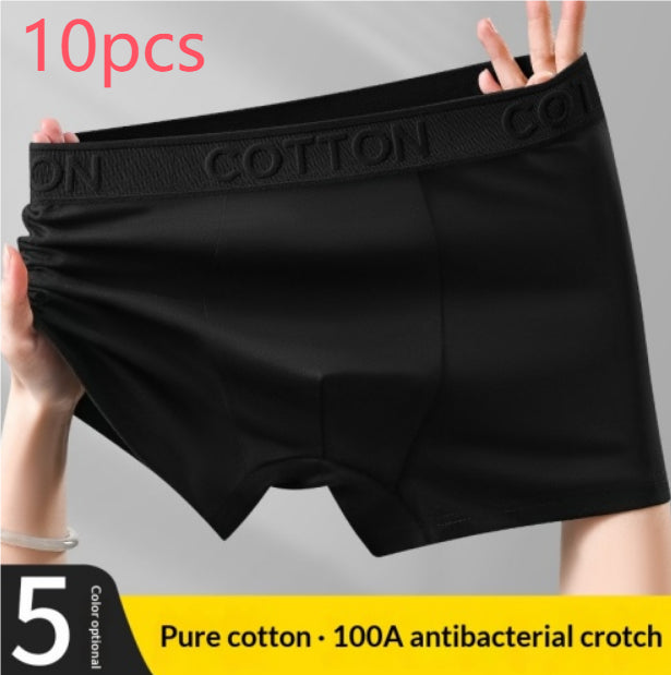 High-End Antibacterial Cotton Boxer Briefs For Men