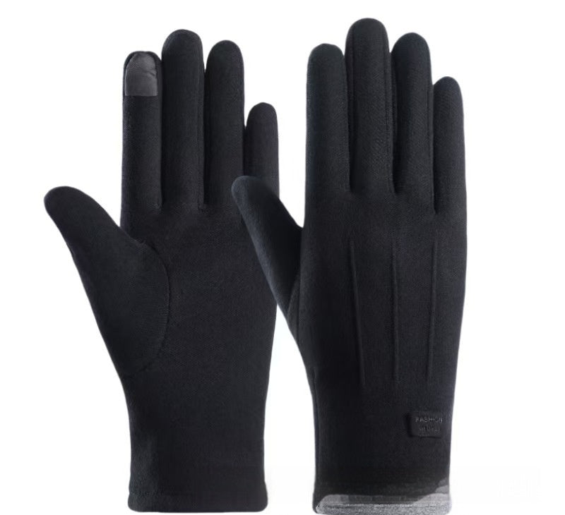 Gloves Autumn And Winter Outdoor Keep Warm Velvet Cold Protection Cycling