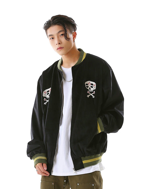 Blouson aviateur « Faucheuse de la Mort »