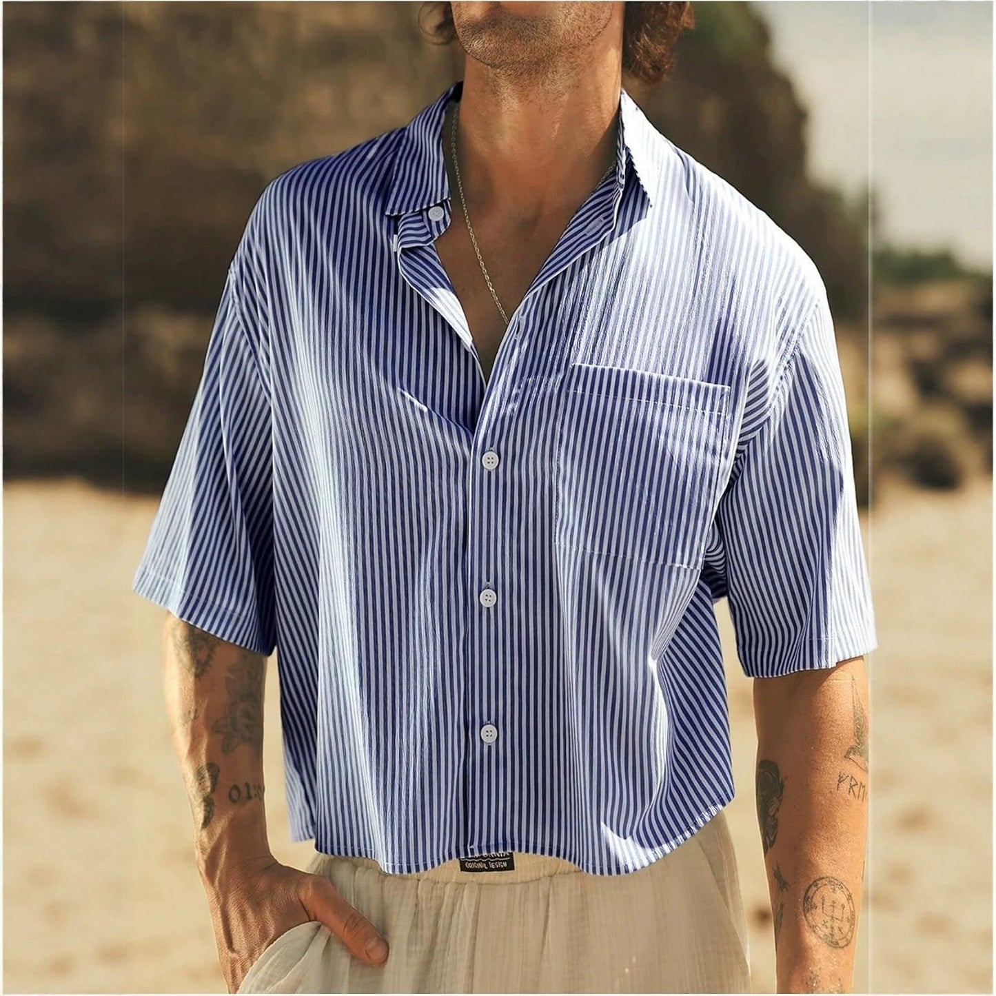 Y2K-style Casual Versatile Short-sleeve Loose-fitting Top
