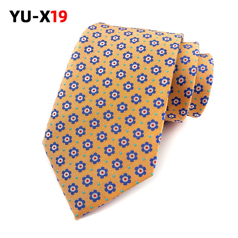 Gentlemans Small Floral Tie Mens Business