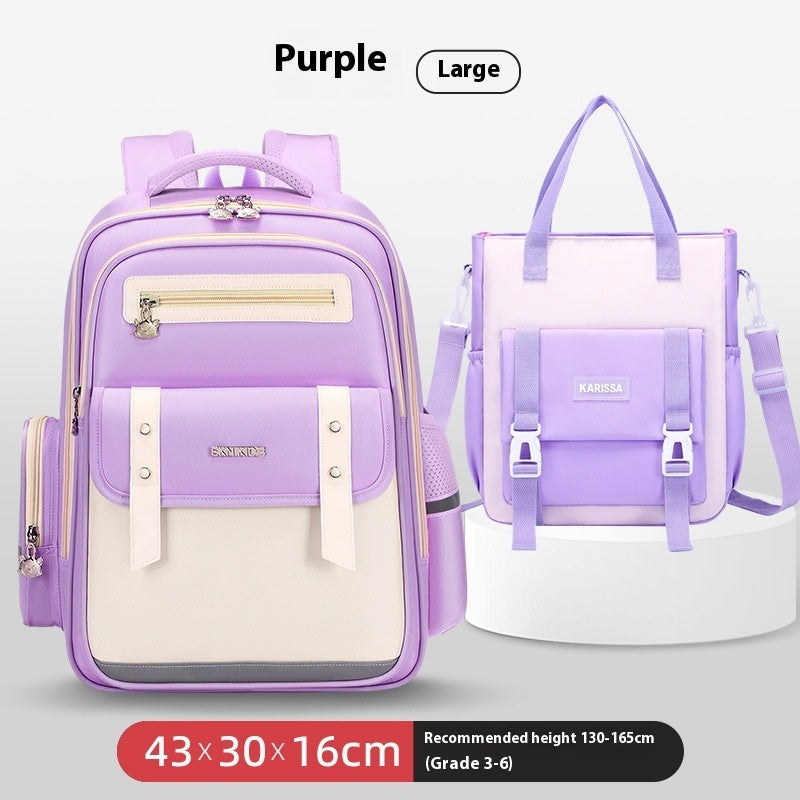 Oxford Cloth Children's Schoolbag Large Capacity Backpack