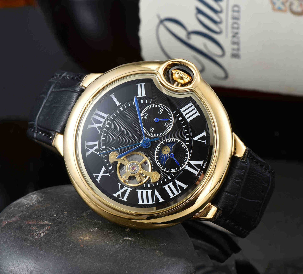 Full-automatic Mechanical Large Flywheel Men's Watch