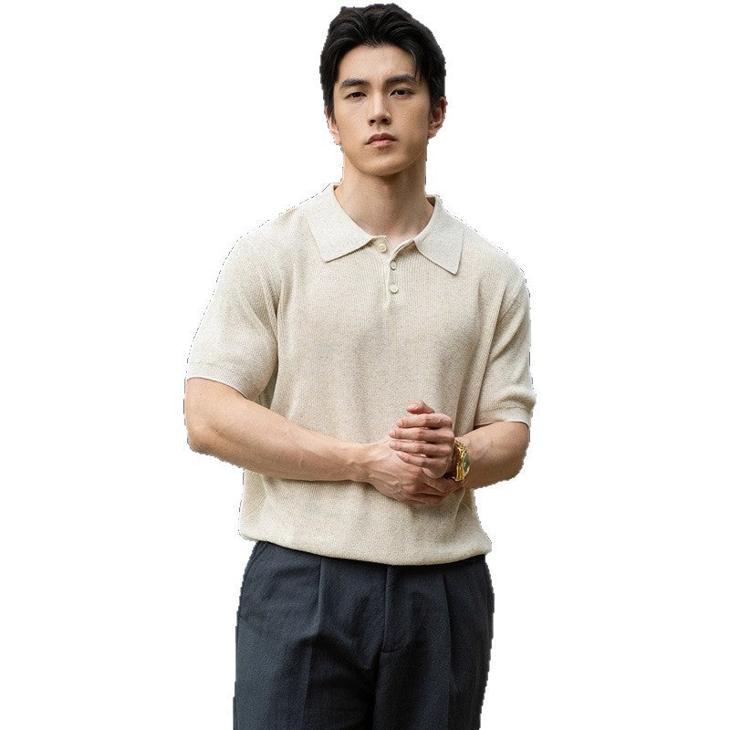 Mens Summer Casual Short-Sleeve T-Shirt