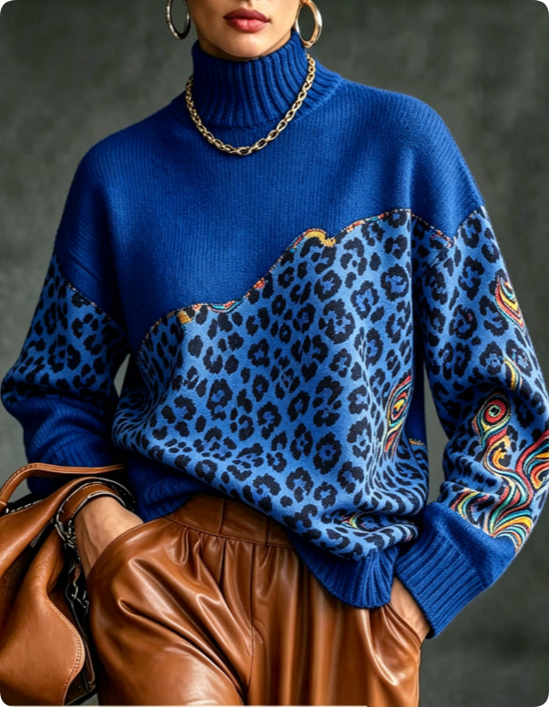 Womens Plus-Size Loose Sweater