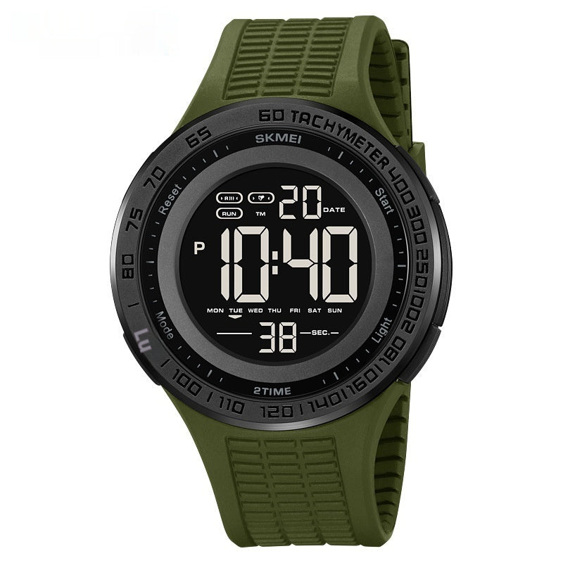 Men's Stylish And Versatile Electronic Watch Luminous Waterproof