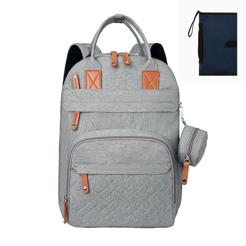 Multi-functional USB-charging Stroller Bag With Separate Dry And Wet Compartments