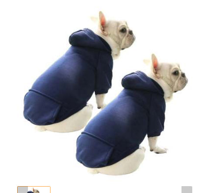 Dog clothes autumn new Teddy cat than bear puppy puppies Thin summer spring and autumn winter pockets sweater