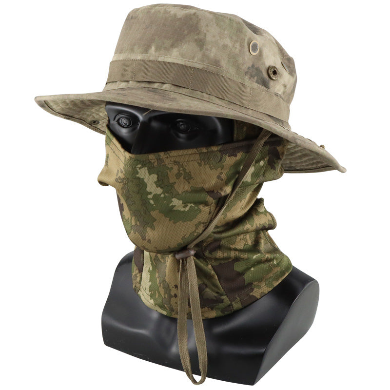 Multi-functional Outdoor Sun Protection Breathable Round-brim Fishing Hat